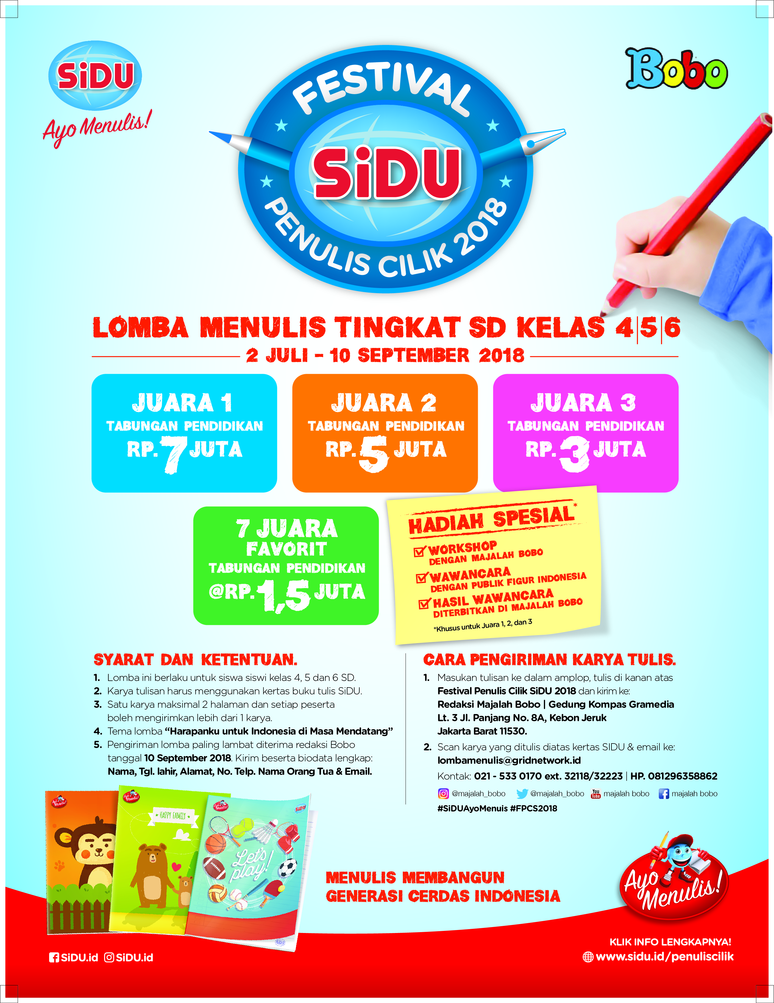 Festival Penulis Cilik SiDU 2018